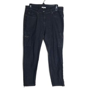 Eileen fisher womens size 8 dark cargo style pants